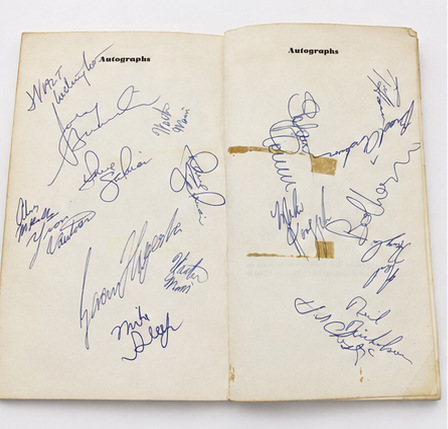 Original 1975 The Incredible Islanders by Tim Moriarty — First Edition Multi-Signed Presentation Copy with Dozens of New York Islanders Autographs