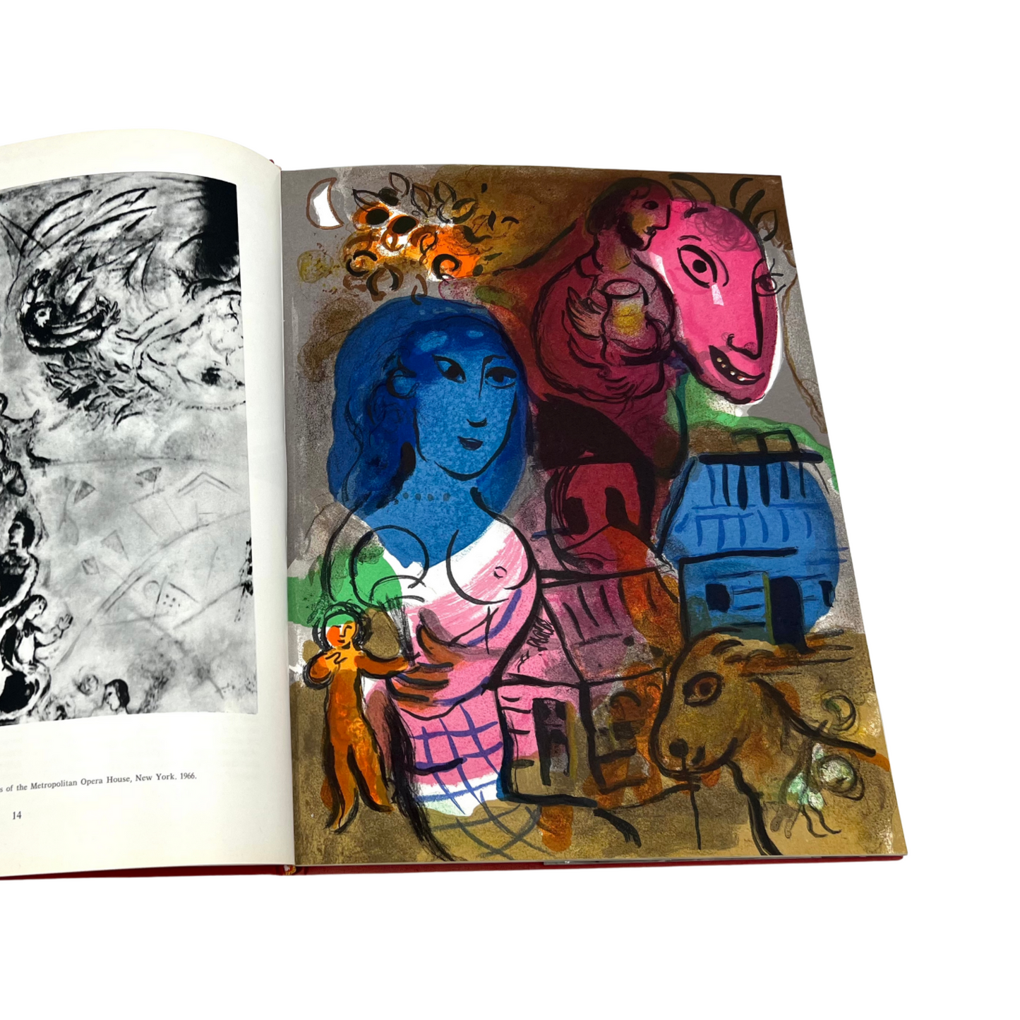 First Edition "Homage to Marc Chagall" with Original Lithograph
