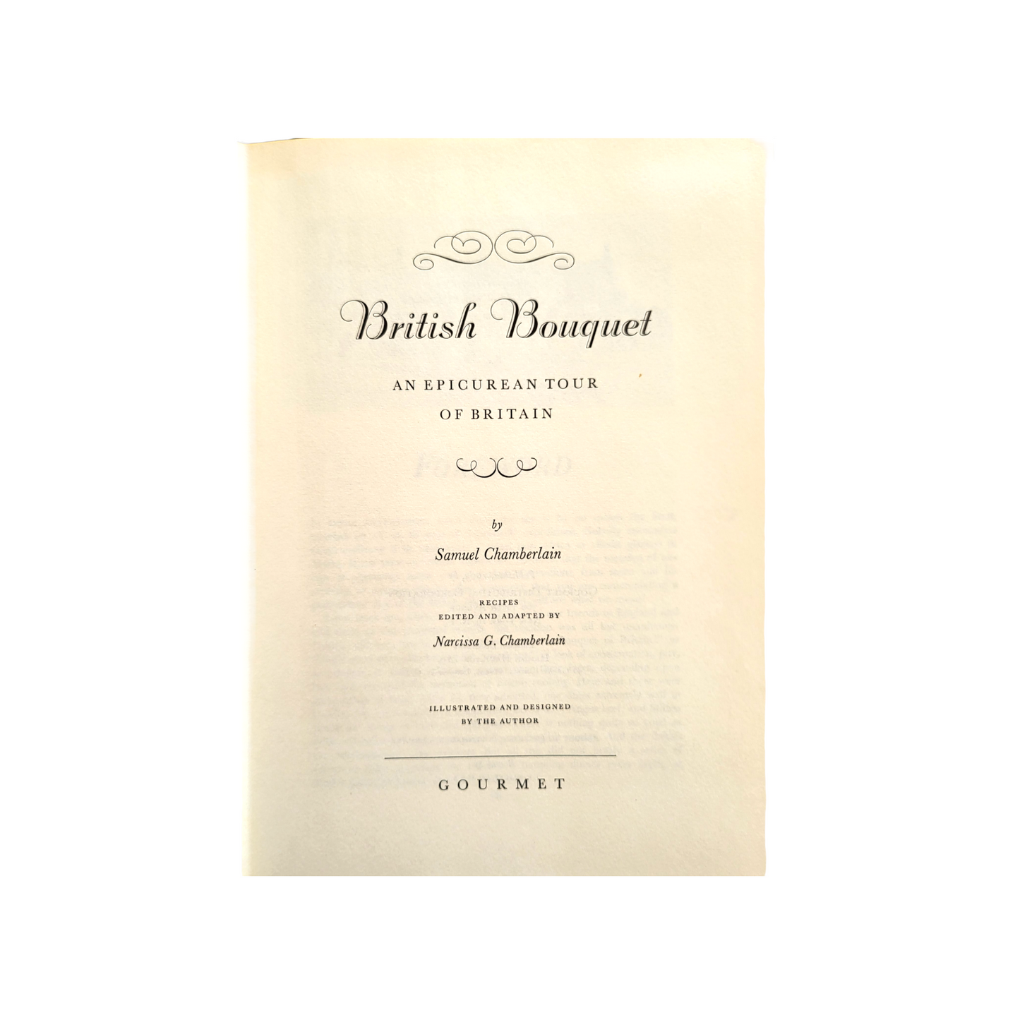 British Banquet - An Epicurean Tour of Britain - by Samuel Chamberlain - 1963 - First Edition