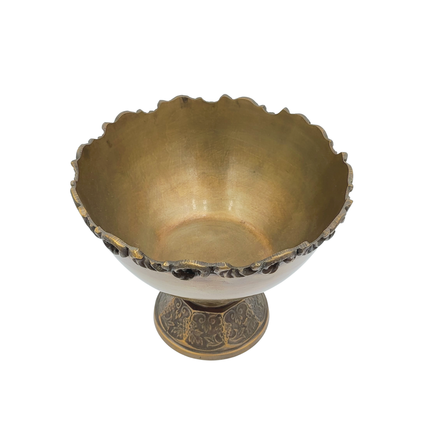 Vintage Brass Fruit Bowl - Made in India