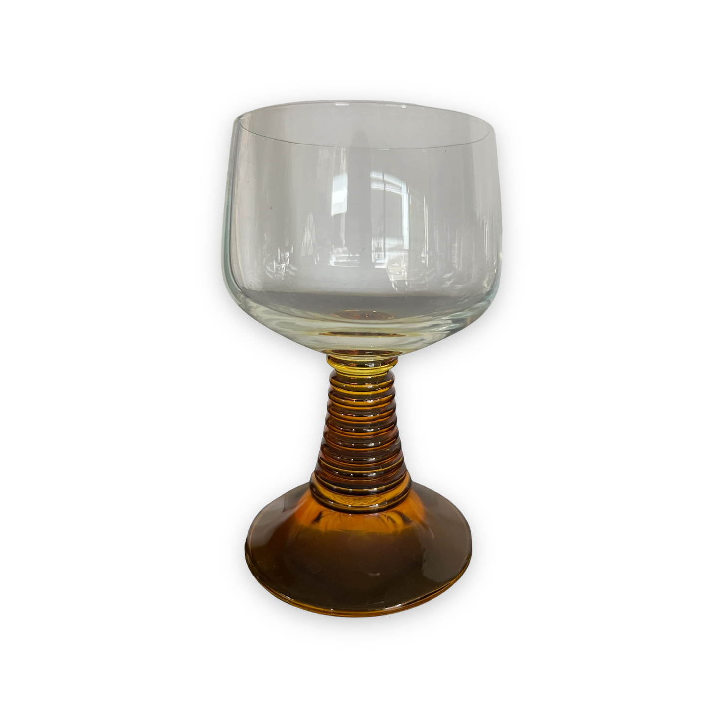 Set of 2 Vintage German Wine Glasses Rohmer