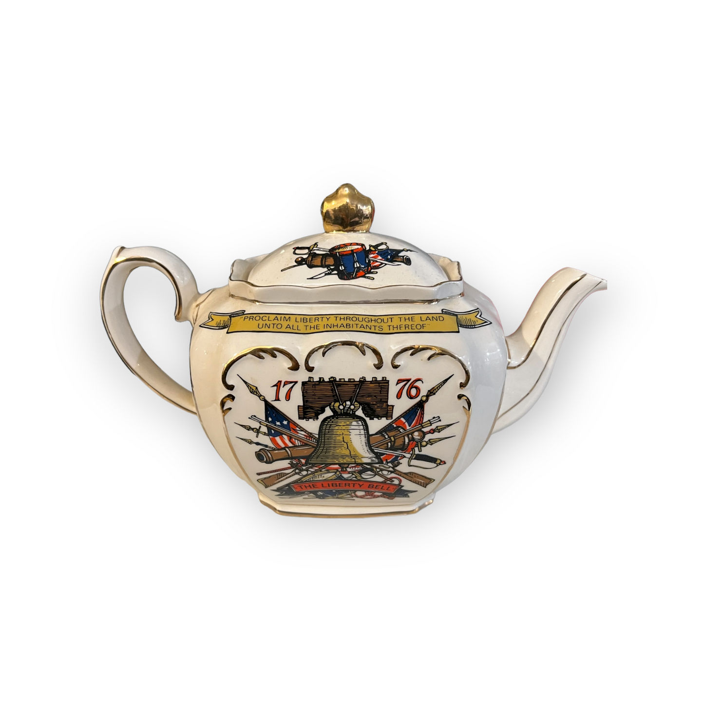 American Bicentenary Teapot Vintage By Sadler England