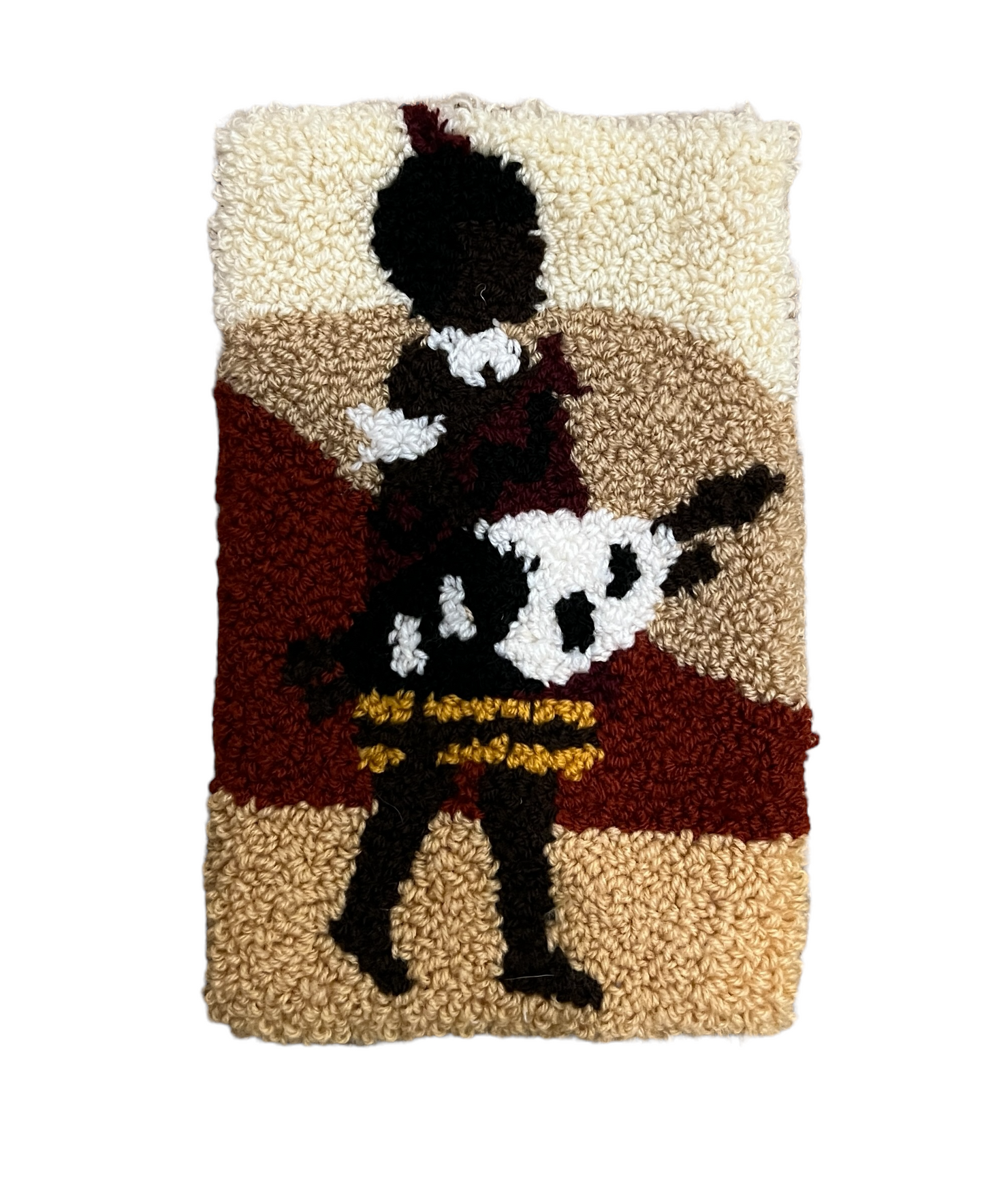 Handmade African Latched Yarn Wall Hangings -