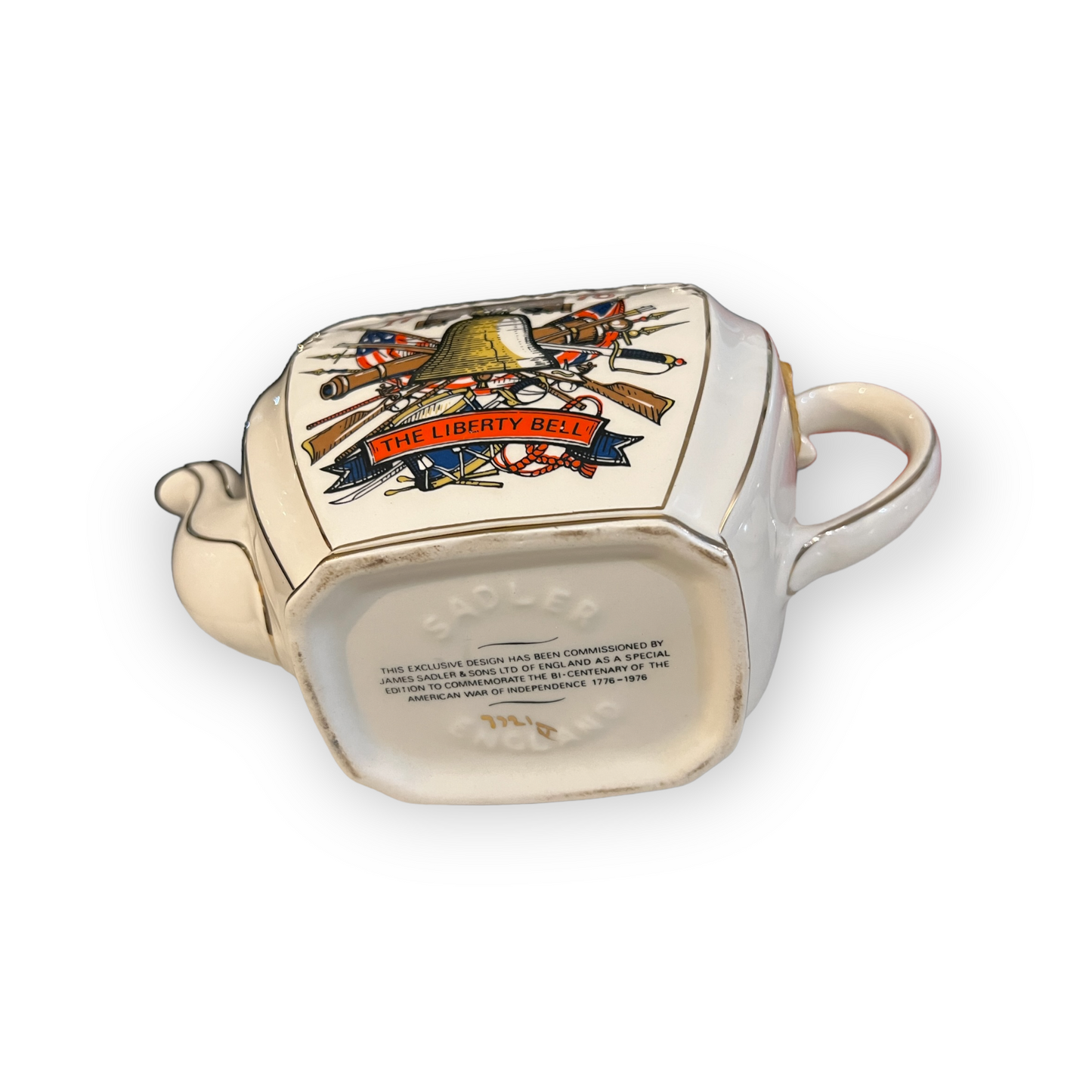 American Bicentenary Teapot Vintage By Sadler England