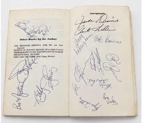 Original 1975 The Incredible Islanders by Tim Moriarty — First Edition Multi-Signed Presentation Copy with Dozens of New York Islanders Autographs