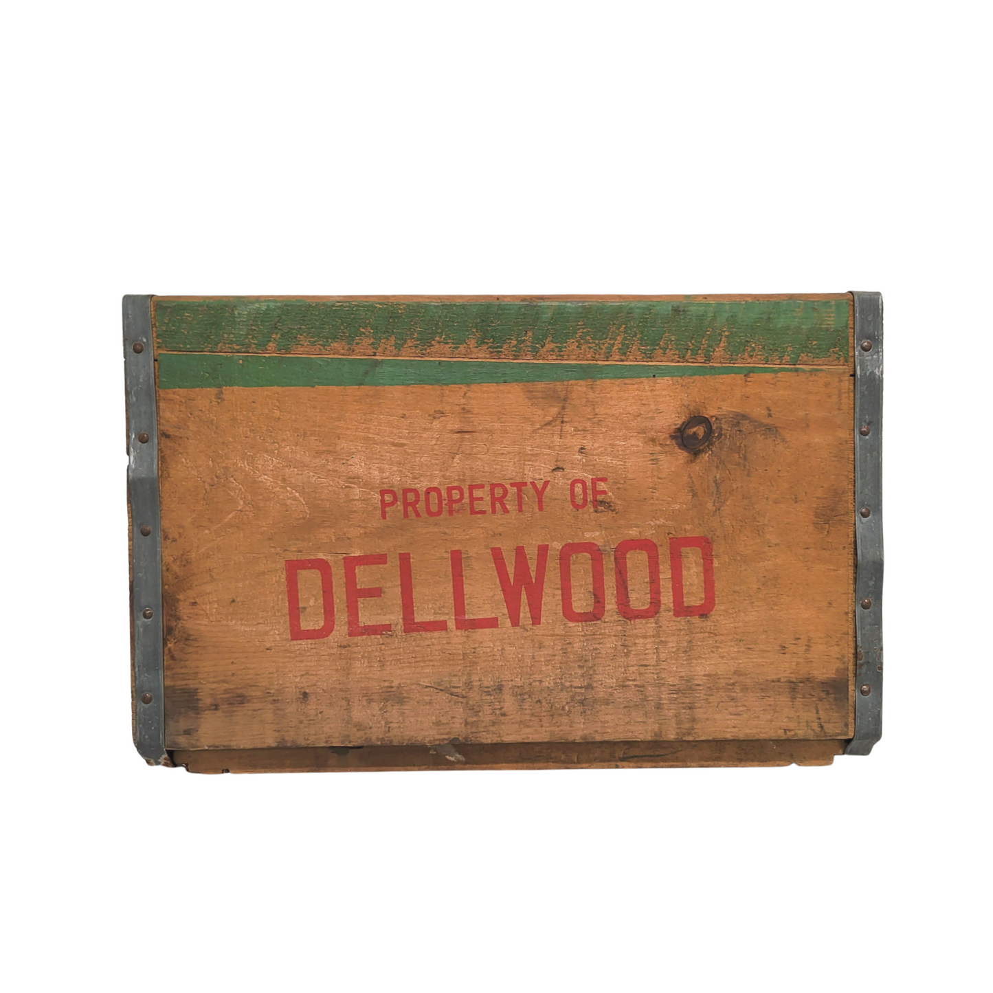 Vintage Dellwood Dairy Co. Milk Crate