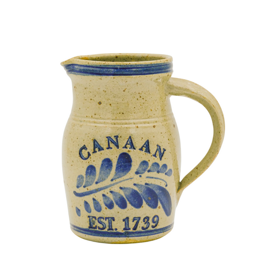 Westerwald Stoneware Pitcher - Commemorating Canaan Connecticut