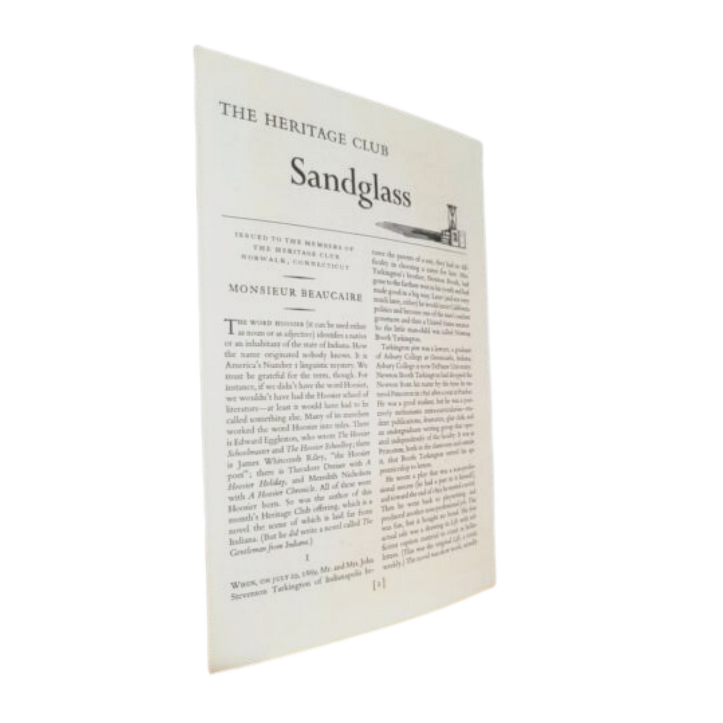 Monsieur Beaucaire by Booth Tarkington - Heritage Press - 1961