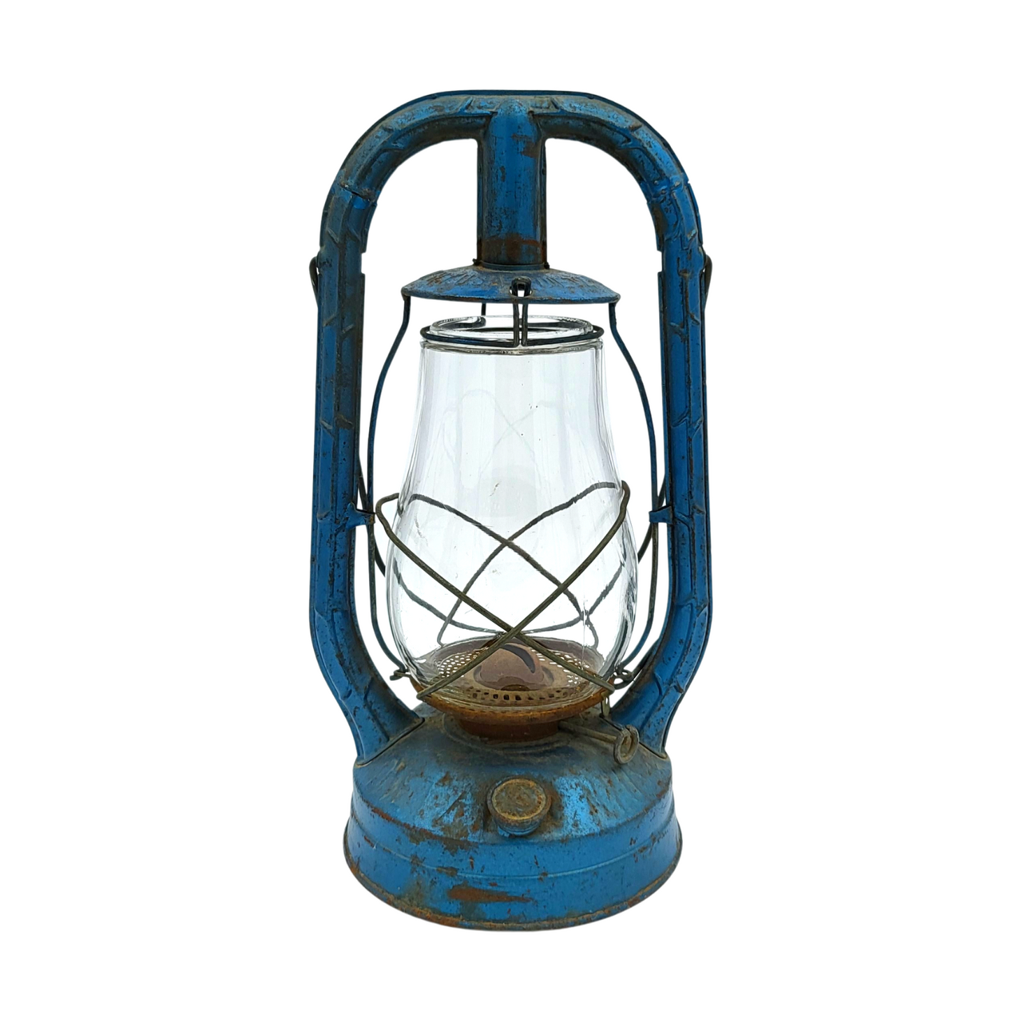 Vintage Blue Dietz Monarch Lantern - NY, New York