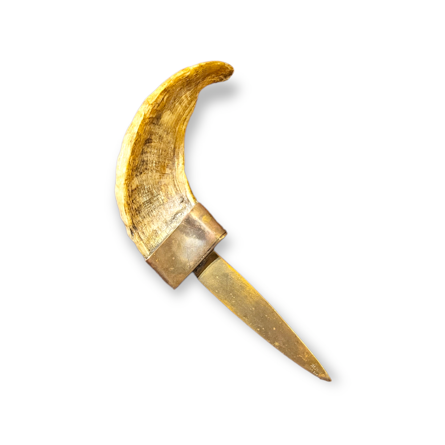 Vintage Rams Horn Letter Opener - Almazan, Spain