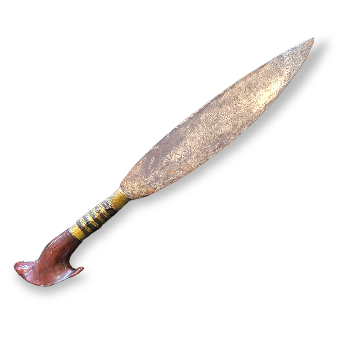 Antique Moro Barung Short Sword - 19th Century - Philippines