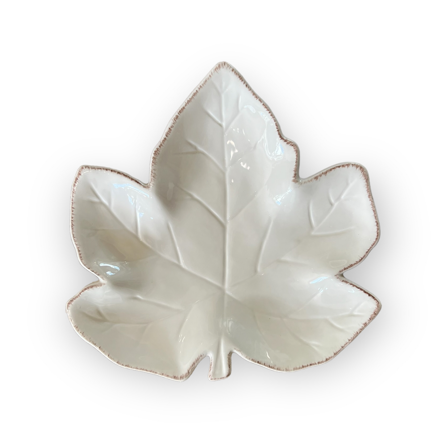 Maple Leaf Small White Serving Plate - Mikasa