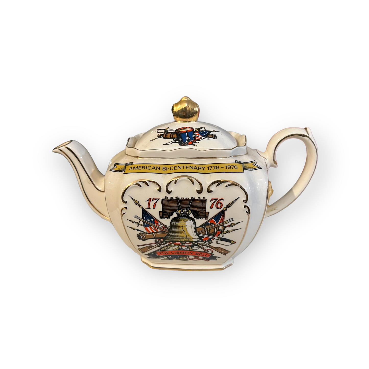 American Bicentenary Teapot Vintage By Sadler England